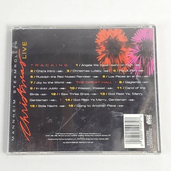 ΜΑΝΝΗΕΙΜ STEAMROLLER: Christmas LIVE BY CHIP DAVIS [1997, CD] - Picture 5 of 5